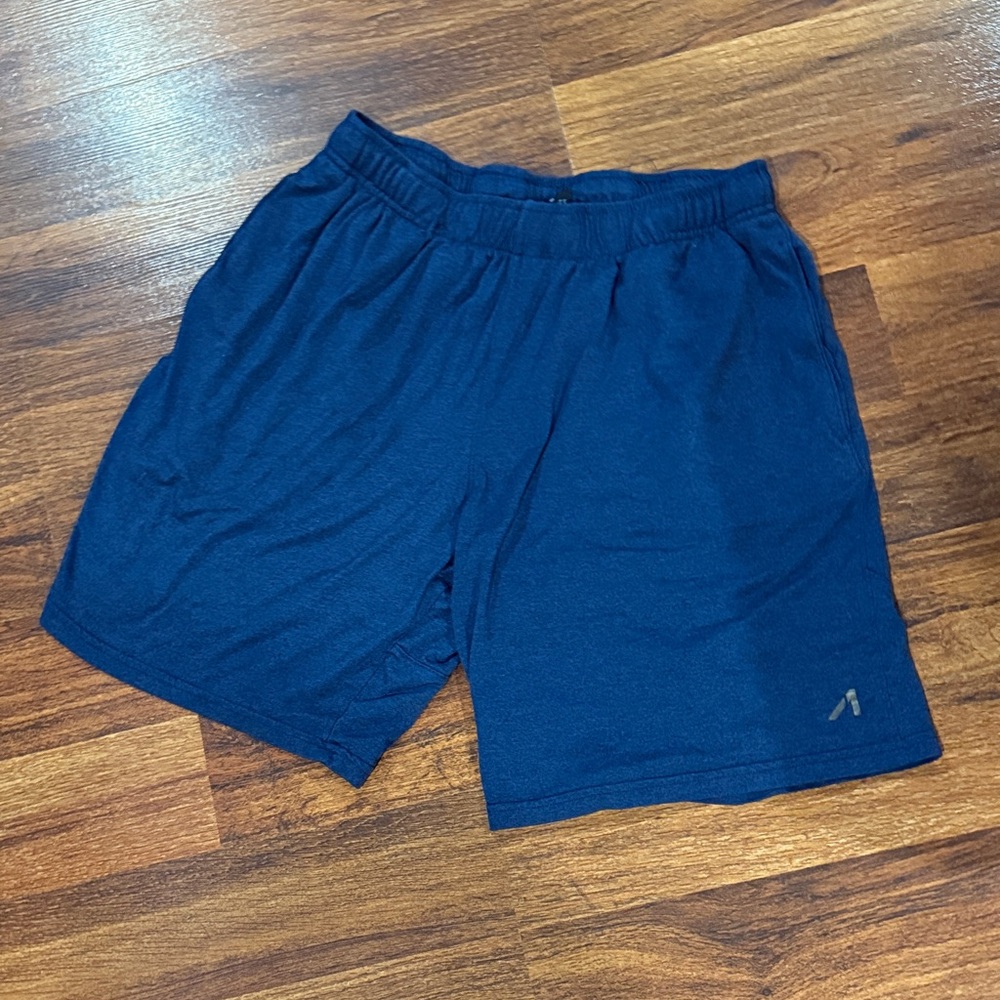 Men's Navy Blue Athletic Shorts
